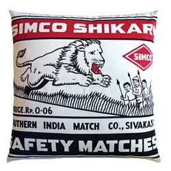 Match Co Pillow in Red / Black