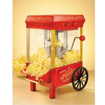  Fashioned Popcorn Maker on Collection Old Fashioned Movie Time Popcorn Maker In Red   Wayfair