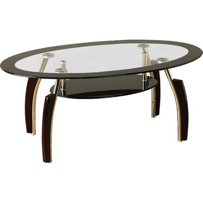 Glass Coffee Tables on Levv Clear Glass Coffee Table With Chrome Legs   Wayfair Uk