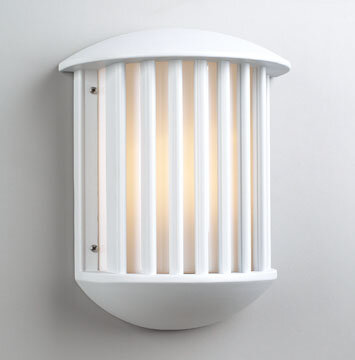 PLC Lighting 1868-Matte Opal-WH - PLC Lighting Circa Outdoor Wall Lantern 